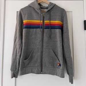 Aviator Nation 5 Stripe Hoodie